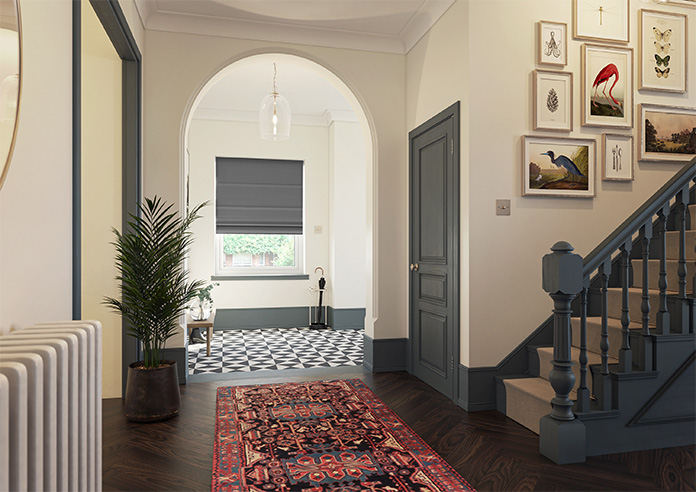 Lyra, Victoria Grey - Roman Blind - Image 6